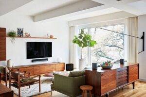 Incorporating a Mid Century Modern Entertainment Center in Your Home